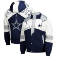 thumbnail image 1 of Men's Pro Player Navy/Silver Dallas Cowboys Shoulder To Shoulder Polyfill Full-Zip Hooded Jacket, 1 of 3