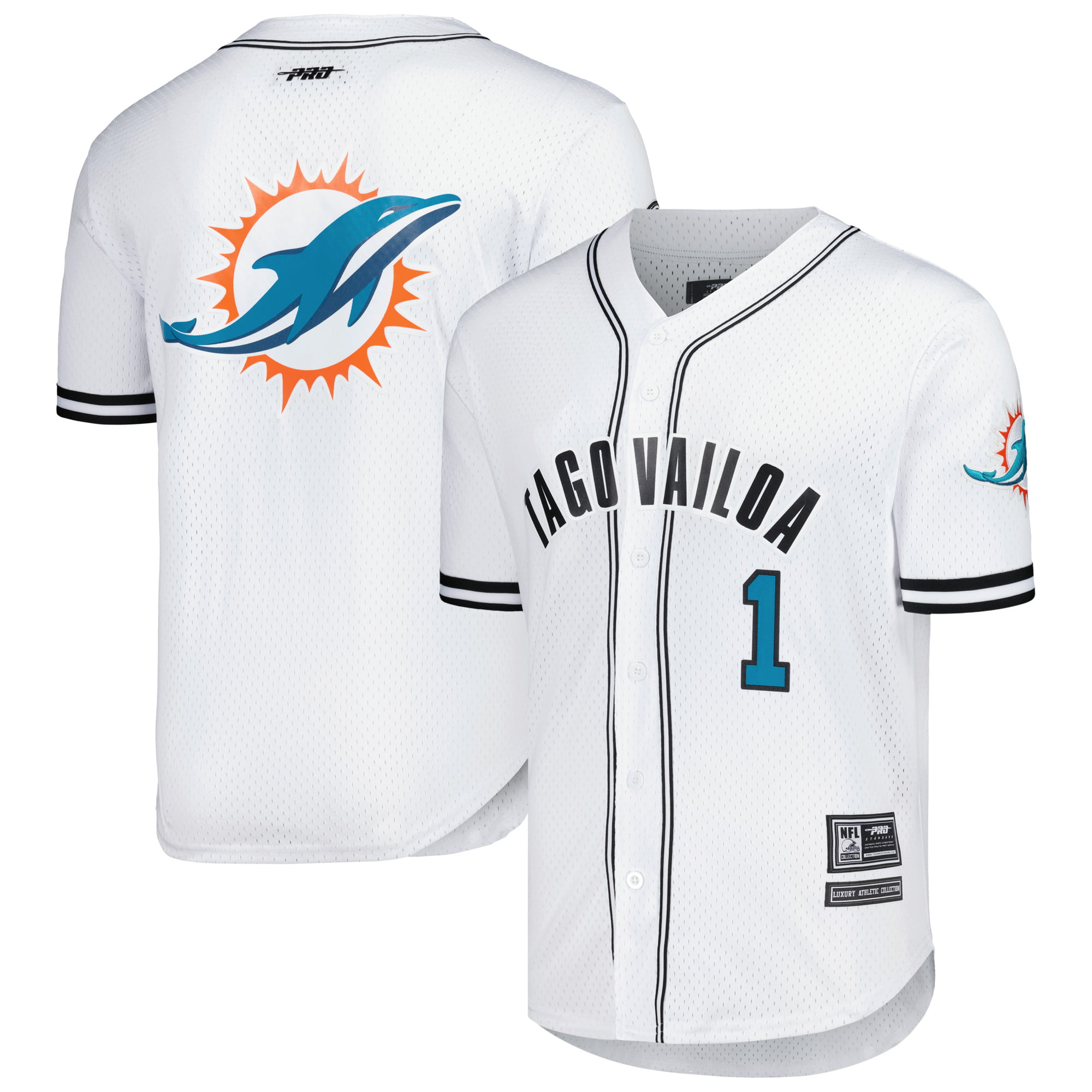 Miami Dolphins Nike Game Road Jersey - White - Custom - Mens