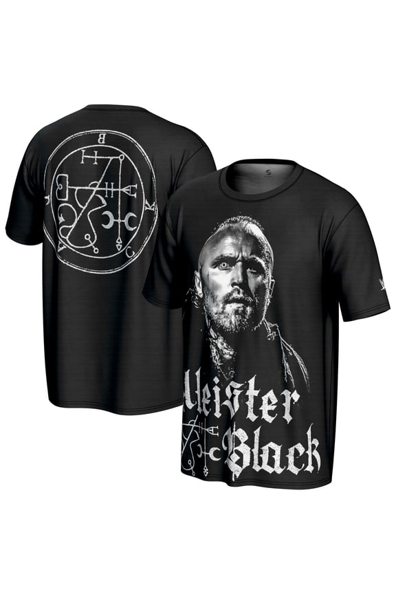 Men's ProSphere Black Aleister Black Superstar T-Shirt