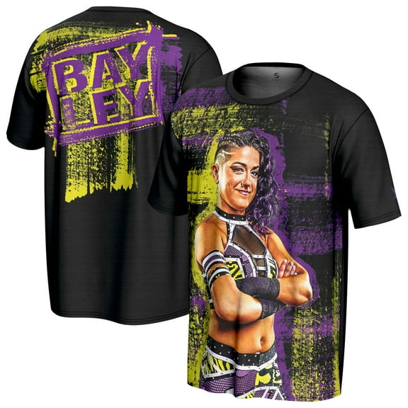 Men's ProSphere Black Bayley Superstar T-Shirt