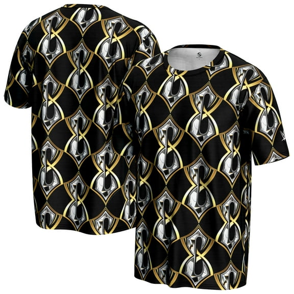 Men's ProSphere Black Charlotte Flair Logo T-Shirt