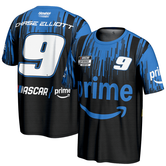 Men's ProSphere Black Chase Elliott T-Shirt