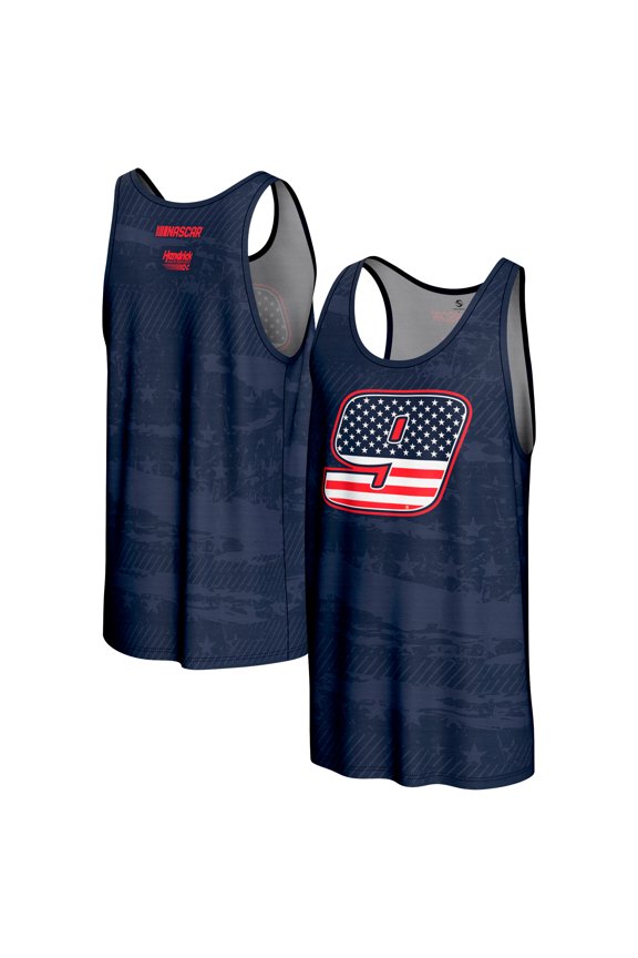 Men's ProSphere Black Chase Elliott Tank Top