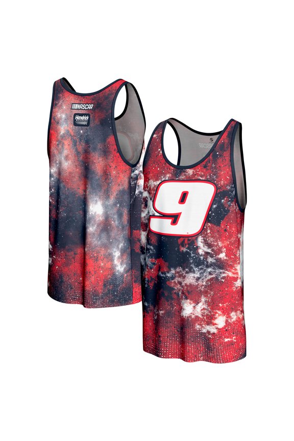 Men's ProSphere Black Chase Elliott Tank Top