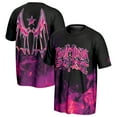 thumbnail image 1 of Men's ProSphere Black Damian Priest Purple Flames T-Shirt, 1 of 3