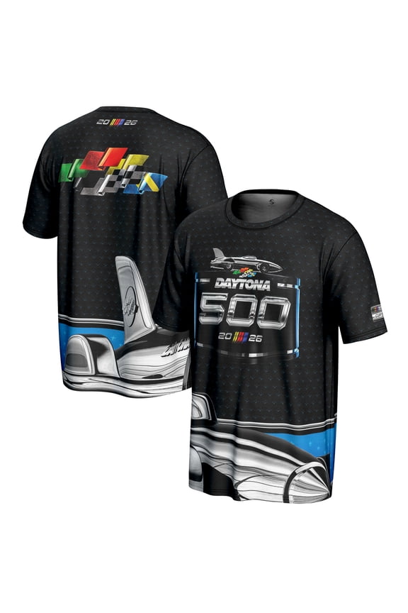 Men's ProSphere Black Daytona International Speedway 2026 Daytona 500 T-Shirt