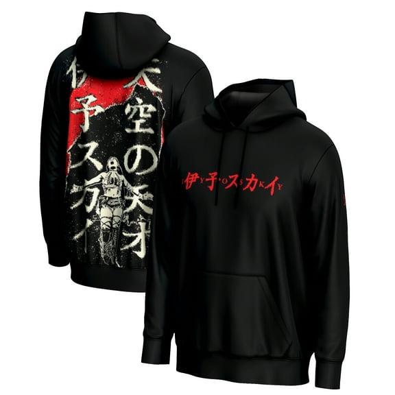 Men's ProSphere Black IYO SKY Japanese Pullover Hoodie