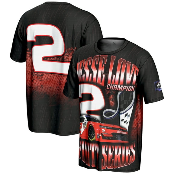 Men's ProSphere Black Jesse Love Jr. 2025 NASCAR Xfinity Series Champion T-Shirt