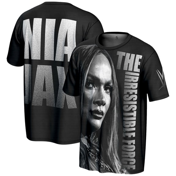 Men's ProSphere Black Nia Jax The Irresistible Force T-Shirt