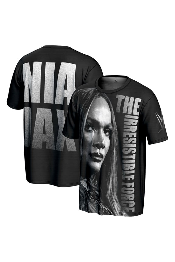 Men's ProSphere Black Nia Jax The Irresistible Force T-Shirt