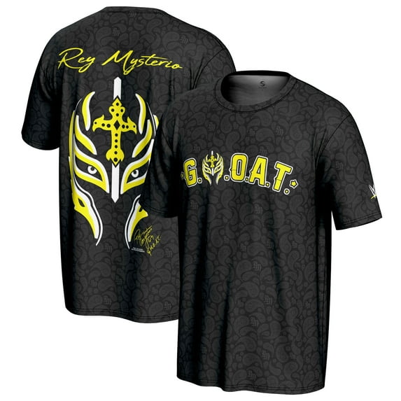 Men's ProSphere Black Rey Mysterio G.O.A.T. T-Shirt
