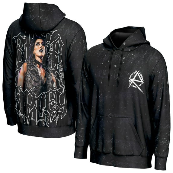 Men's ProSphere Black Rhea Ripley Superstar Hoodie