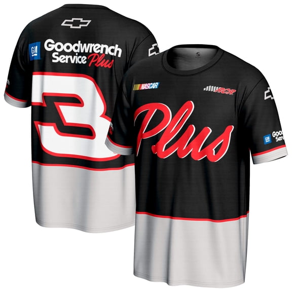 Men's ProSphere Black Richard Childress Racing Sublimated T-Shirt