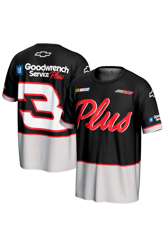 Men's ProSphere Black Richard Childress Racing Sublimated T-Shirt