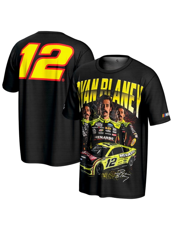 Men's ProSphere Black Ryan Blaney Delta Collage T-Shirt