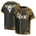 thumbnail image 1 of Men's ProSphere Black The Rock Golden Paisley Baseball Fashion Jersey, 1 of 3