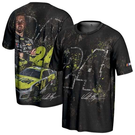 Men's ProSphere Black William Byron Collage T-Shirt