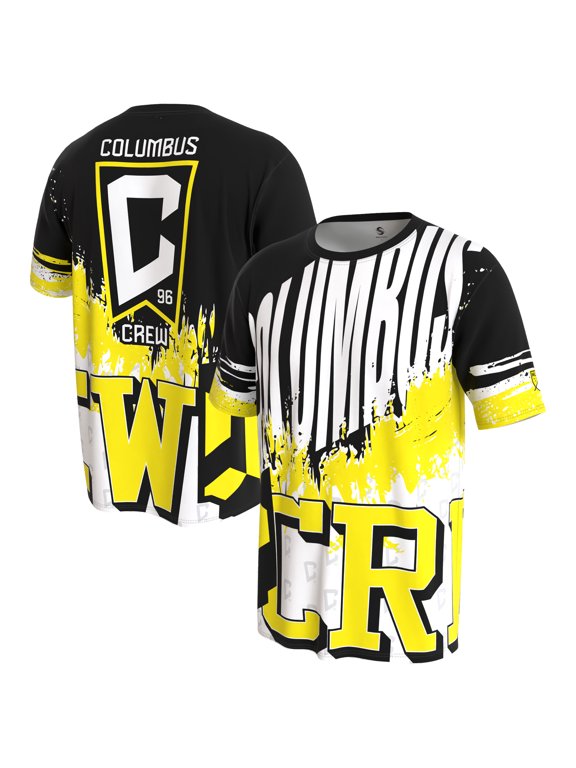 Men's ProSphere Black/Yellow Columbus Crew Tailgate T-Shirt