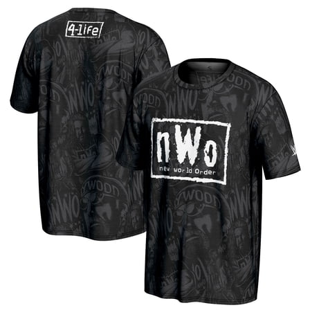 Men's ProSphere Black nWo 4-Life T-Shirt