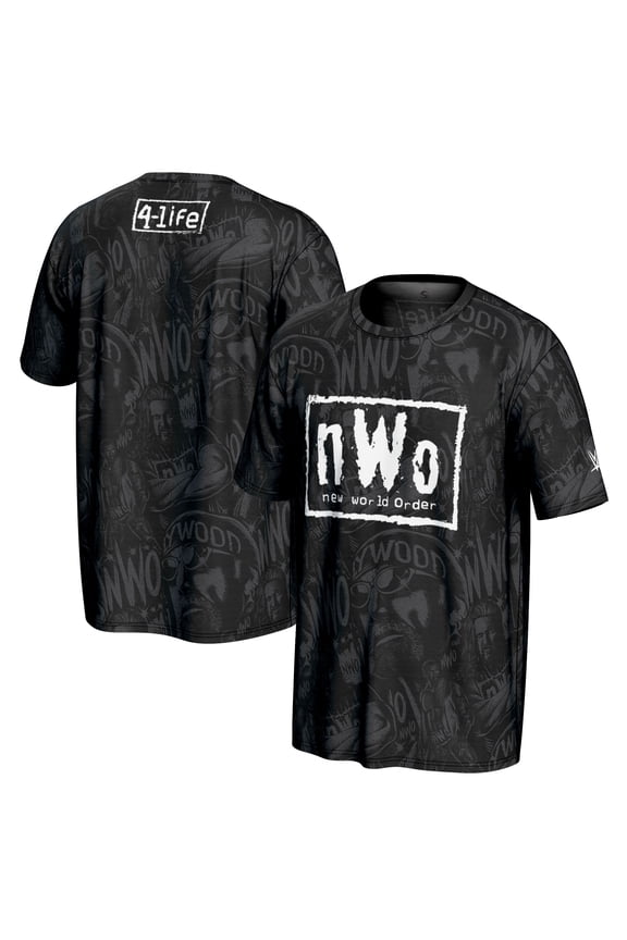 Men's ProSphere Black nWo 4-Life T-Shirt