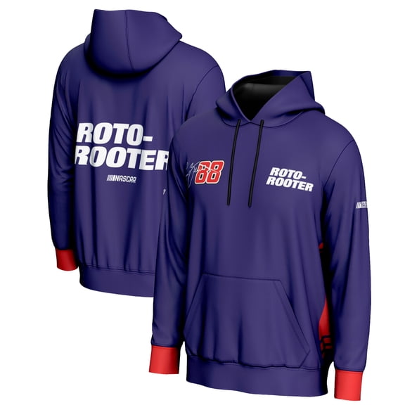 Men's ProSphere  Blue Connor Zilisch Rotor-Rooter Hoodie