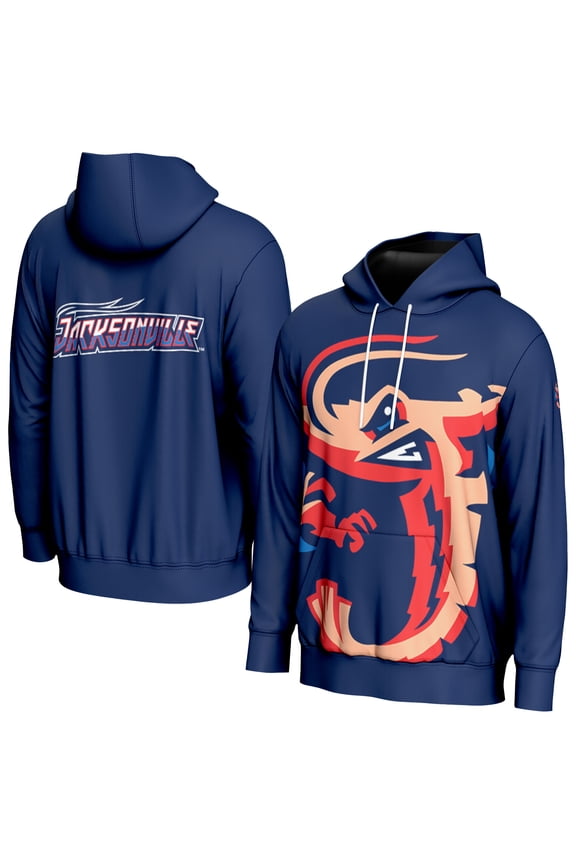 Men's ProSphere Blue Jacksonville Jumbo Shrimp Hoodie