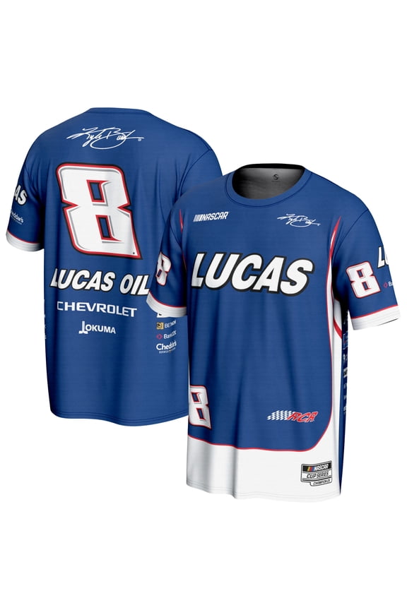 Men's ProSphere Blue Kyle Busch All Over Print T-Shirt