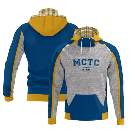 Men's ProSphere Blue Maysville Community and Technical College Scuba Neck Pullover Hoodie