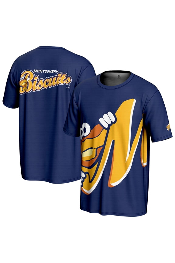 Men's ProSphere Blue Montgomery Biscuits Lightweight T-Shirt