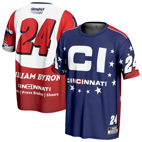 Men's ProSphere  Blue/Red William Byron T-Shirt