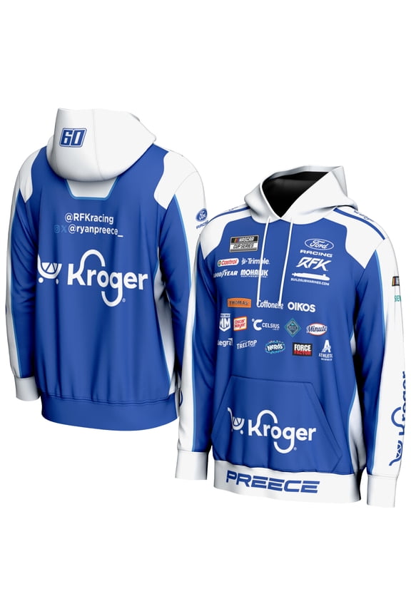 Men's ProSphere Blue Ryan Preece Kroger Hoodie