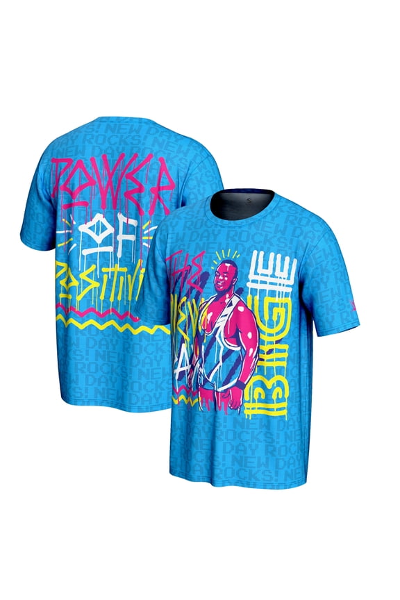 Men's ProSphere Blue The New Day Big E T-Shirt