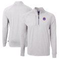 thumbnail image 1 of Men's Cutter & Buck  Heather Gray South Bend Cubs Adapt Eco Knit Heather Big & Tall Quarter-Zip Pullover Top, 1 of 3