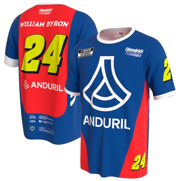 Men's ProSphere Blue William Byron Anduril T-Shirt