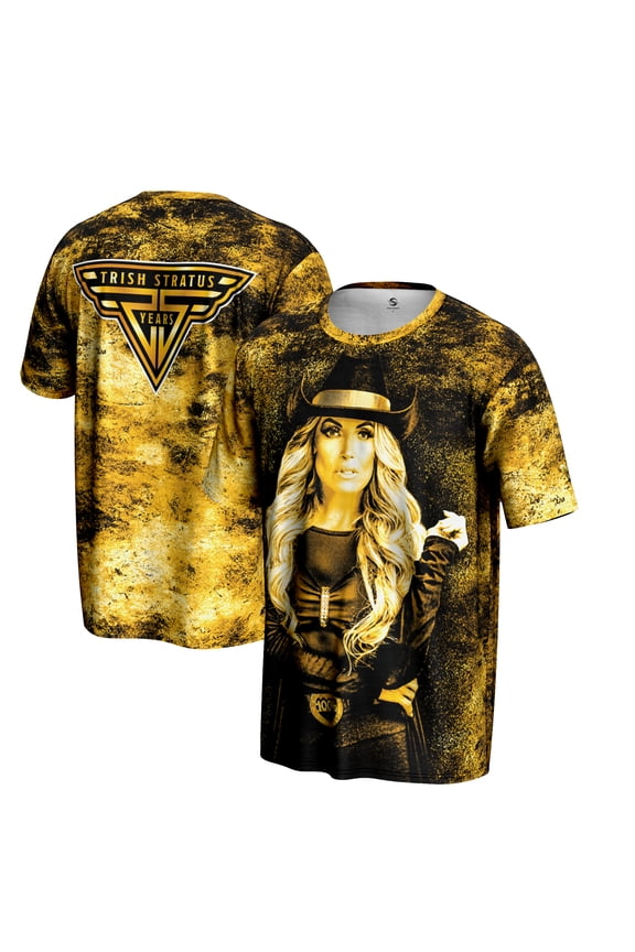 Men's ProSphere Gold Trish Stratus 25 Years T-Shirt