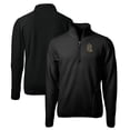 thumbnail image 1 of Men's Cutter & Buck Black Salt Lake Bees Big & Tall Cascade Eco Sherpa Fleece Quarter-Zip Pullover Jacket, 1 of 3