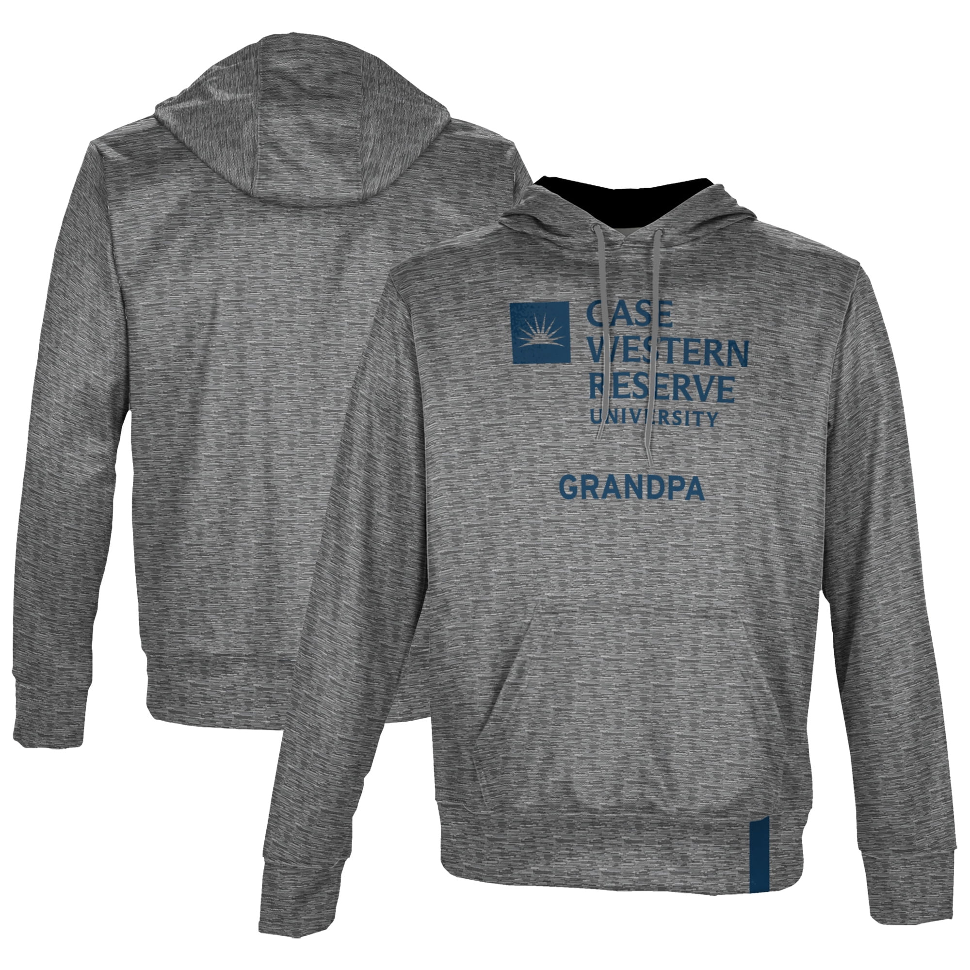Men s ProSphere Gray Case Western Reserve Spartans Grandpa Logo Pullover Hoodie Walmart