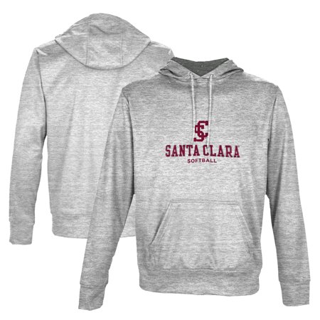 Men's ProSphere Gray Santa Clara Broncos Softball Pullover Hoodie