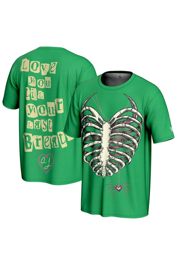Men's ProSphere Green AJ Lee Ribcage T-Shirt