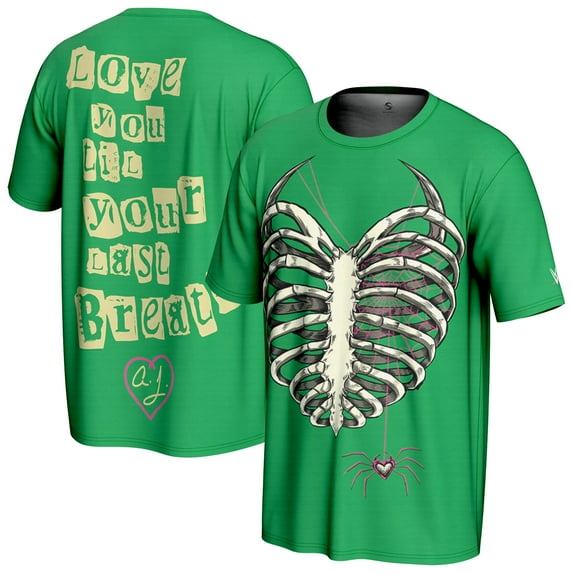 Men's ProSphere Green AJ Lee Ribcage T-Shirt