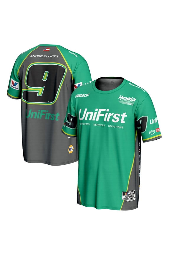 Men's ProSphere Green Chase Elliott UniFirst T-Shirt