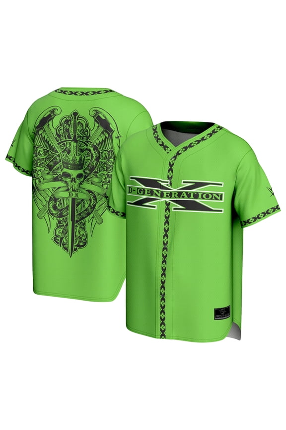 Men's ProSphere Green D-Generation X Baseball Fashion Jersey