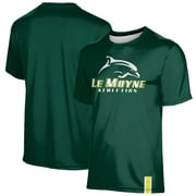 Men's ProSphere Green Le Moyne Dolphins Athletics Logo Stripe T-Shirt