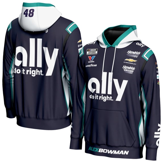 Men's ProSphere Navy Alex Bowman Hoodie