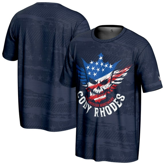 Men's ProSphere Navy Cody Rhodes Americana T-Shirt