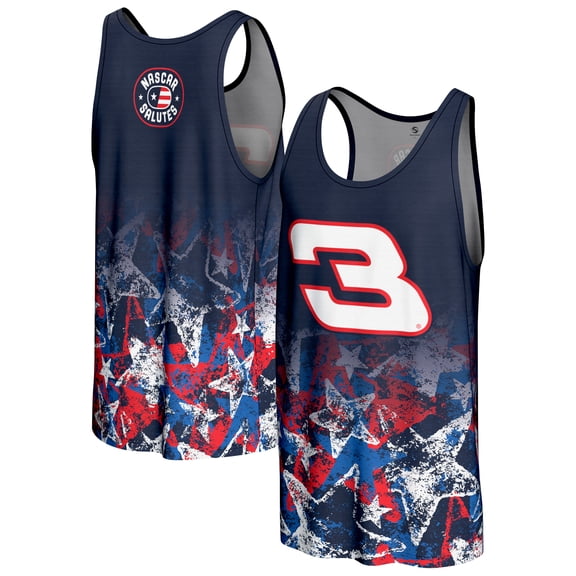 Men's-ProSphere Navy Dale Earnhardt 2025 NASCAR Salutes Collection Tank Top