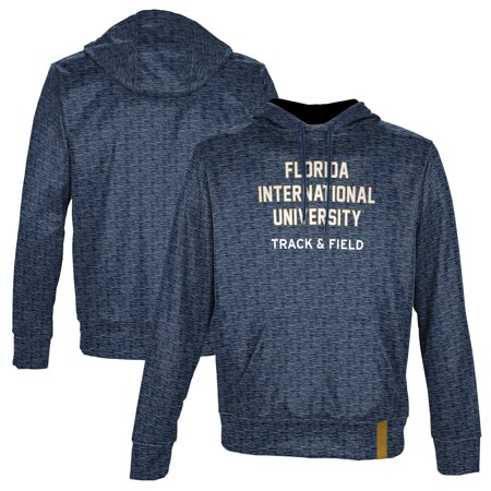 Men's ProSphere Navy FIU Panthers Track & Field Name Drop Pullover Hoodie
