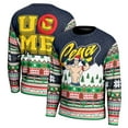 thumbnail image 1 of Men's ProSphere Navy John Cena Holiday Sweater, 1 of 3