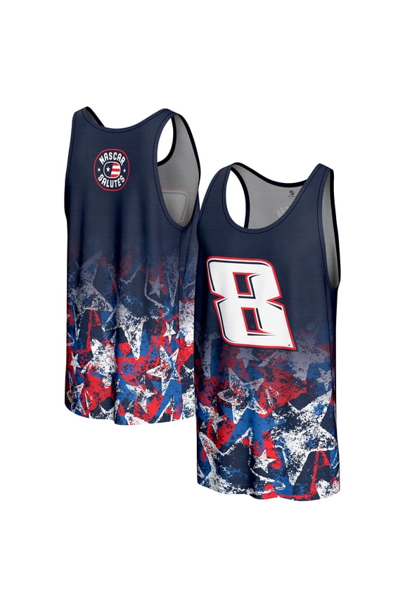 Men's-ProSphere  Navy Kyle Busch 2025 NASCAR Salutes Collection Tank Top