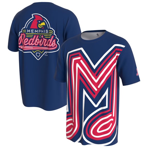 Men's ProSphere Navy Memphis Redbirds T-Shirt